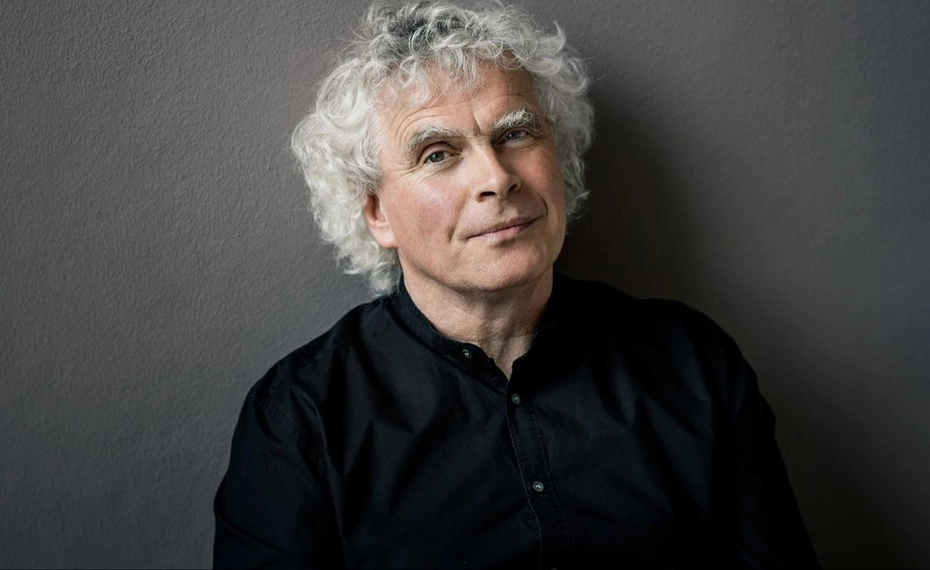 Sir Simon Rattle C Oliver Helbig 2.jpg  1420x695 Q85 Crop Subject Location 731,795 Subsampling 2 Upscale