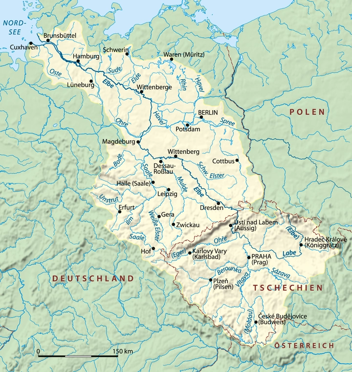 Elbe Karte