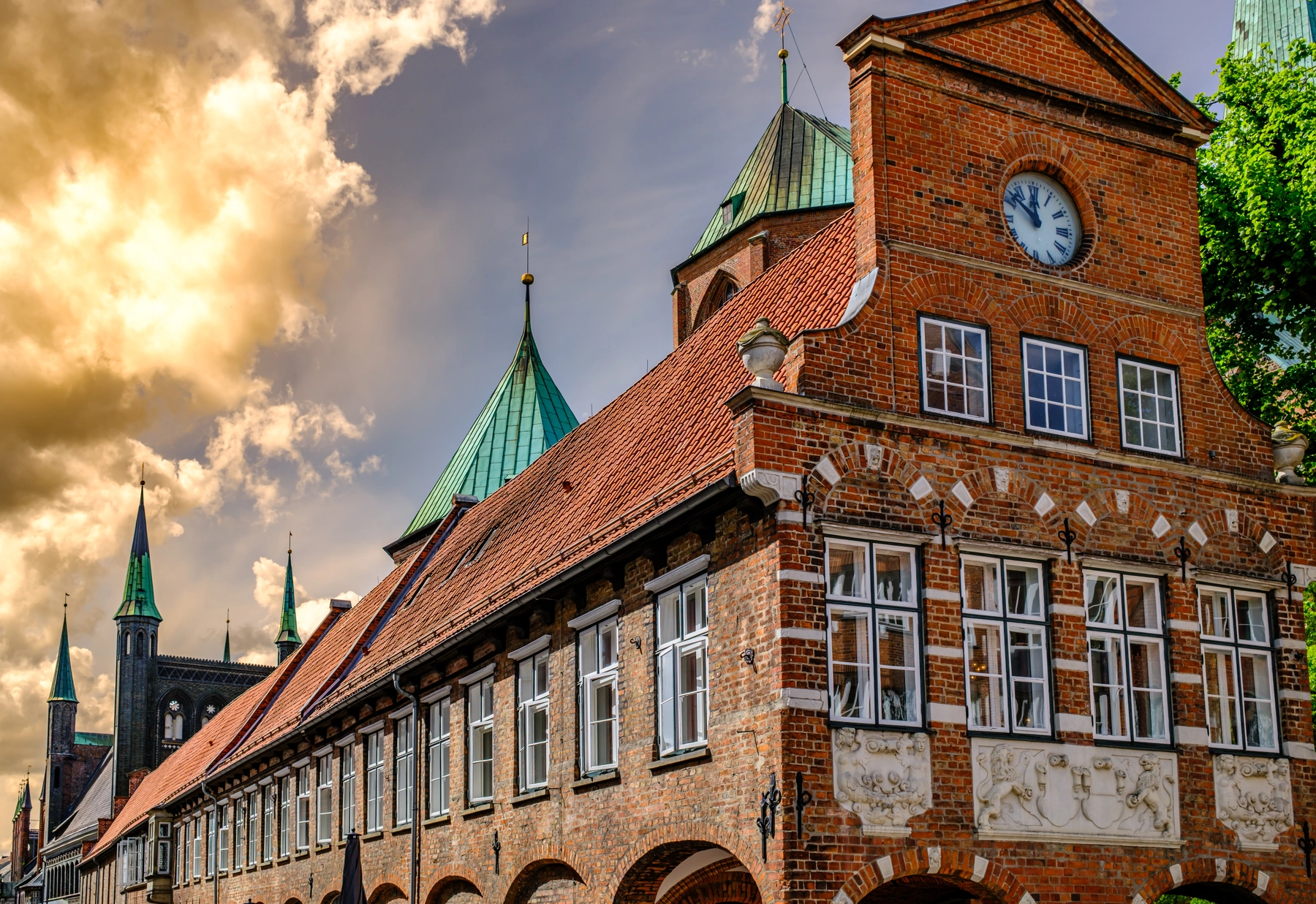 Lübe Ck Stadtansicht I Stock