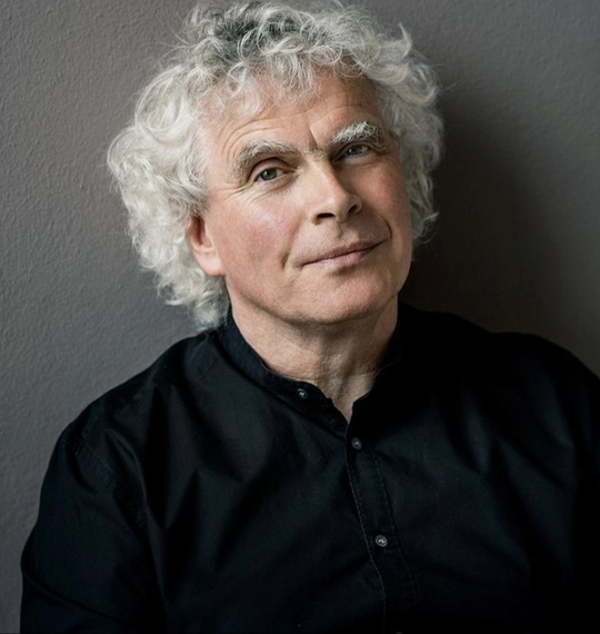 Sir Simon Rattle C Oliver Helbig 2.jpg  1420x695 Q85 Crop Subject Location 731,795 Subsampling 2 Upscale